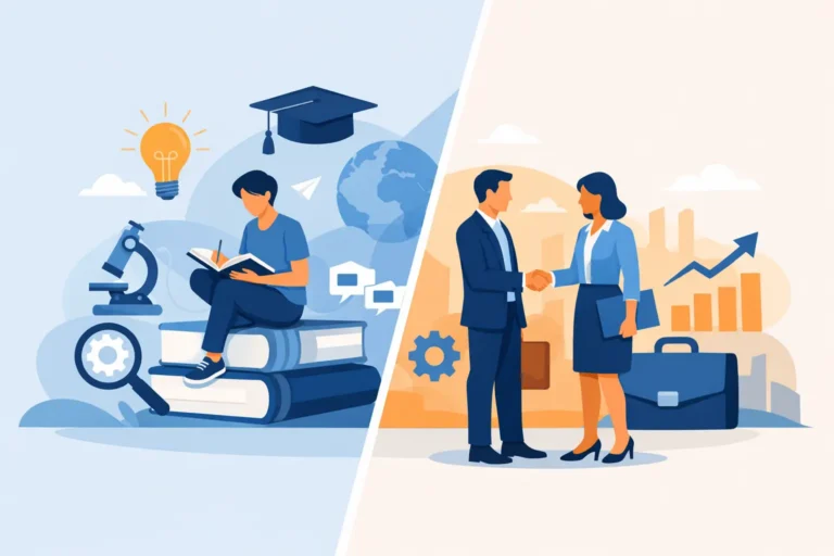 Différence entre apprentissage et professionnalisation