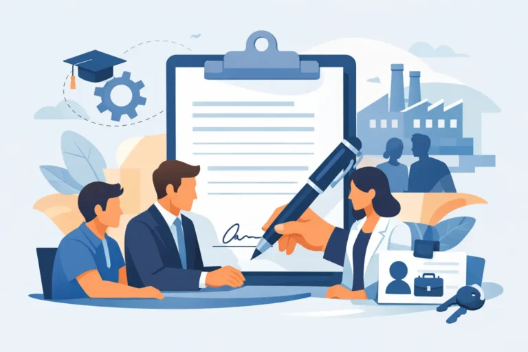 Qui signe le CERFA apprentissage en entreprise ?