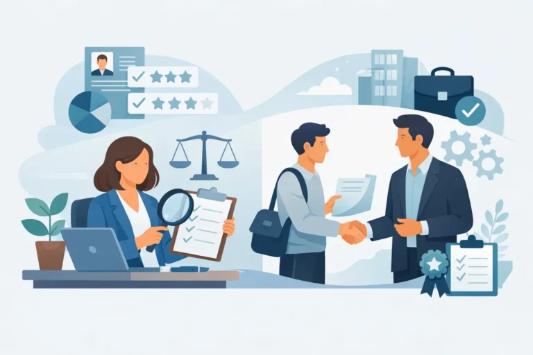 Évaluation d’un prestataire administratif alternance