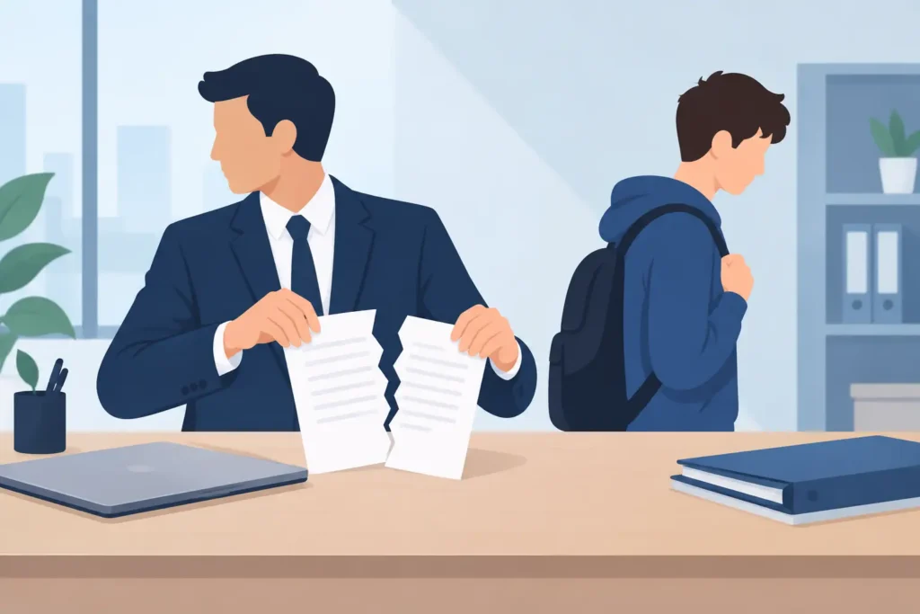 Rupture du contrat d’apprentissage par l’employeur