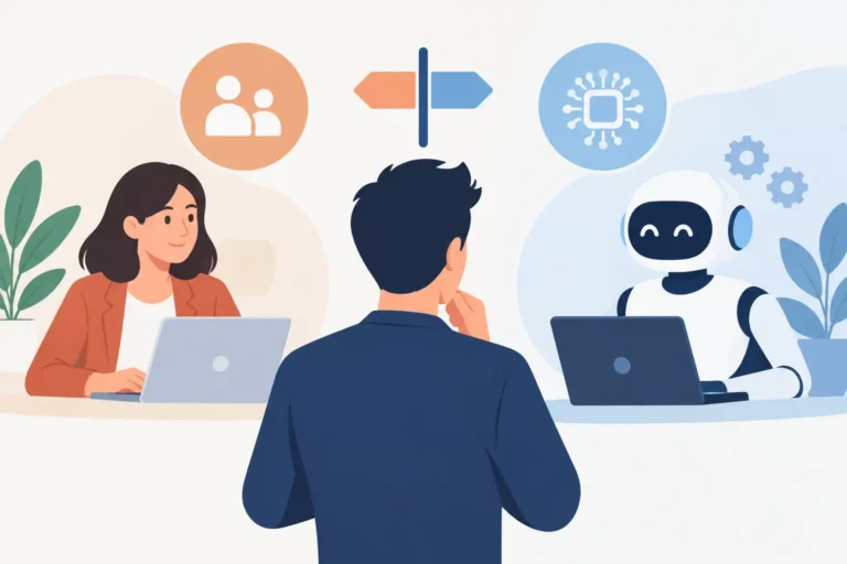 Humain ou logiciel alternance : que choisir ?