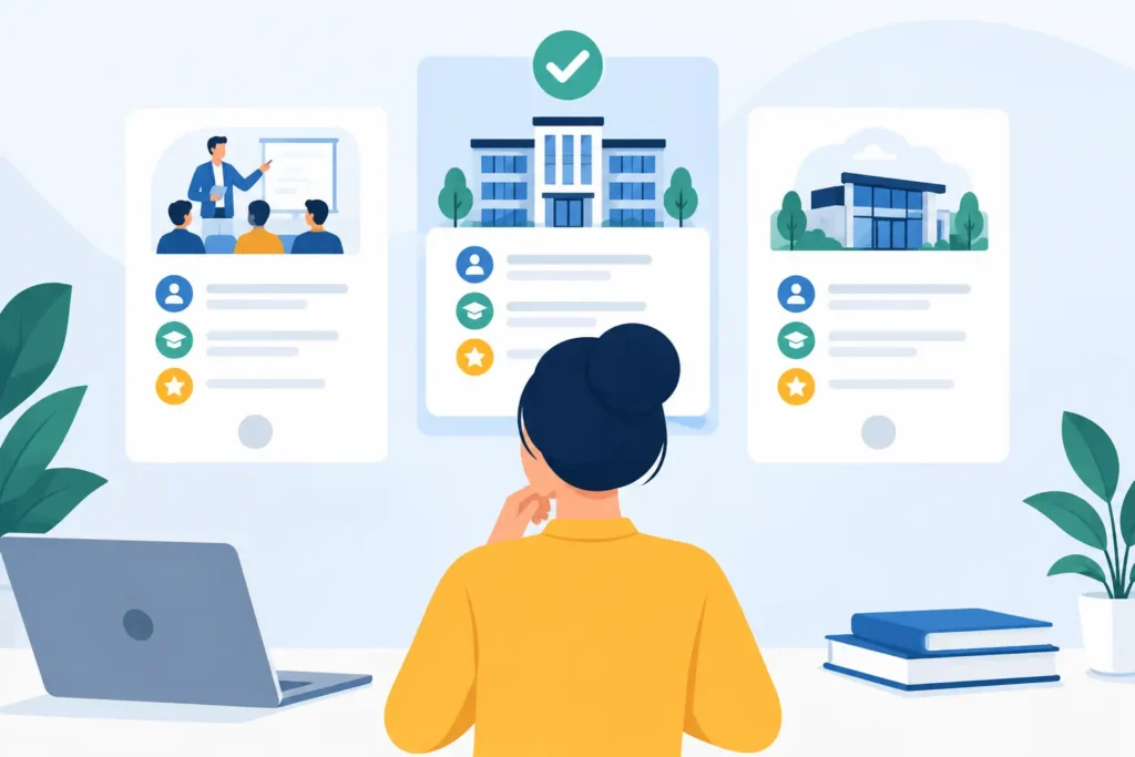 Sélectionner l’organisme de formation adapté